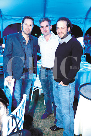 Graciano Cantú, Federico Lamas y Alejandro García