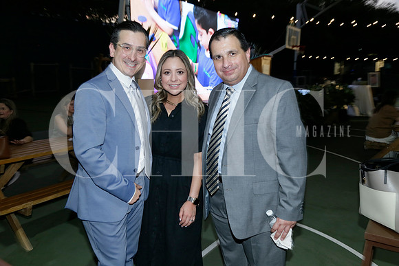 Abiel Guajardo, Mariel Reyes y Nico Aguirre