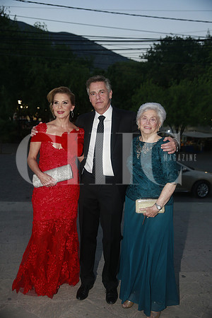 Leticia de Petrocci, Rafael Petrocci e Irma Elizondo García