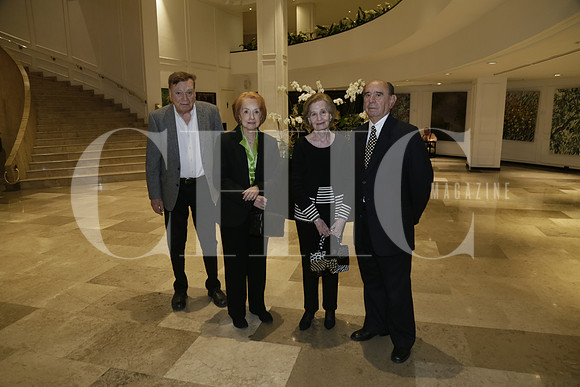 Isamel Gómez, Lucila Charles de Gómez, Geraldina de la Fuente de Villarreal y Martín Villarreal