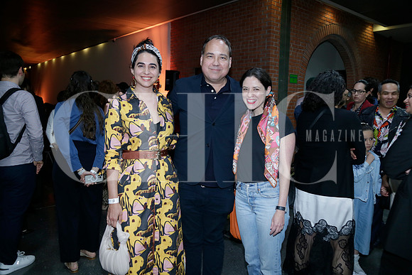 Betty Castillo, Rubén Gutíerrez y Nadia Baram