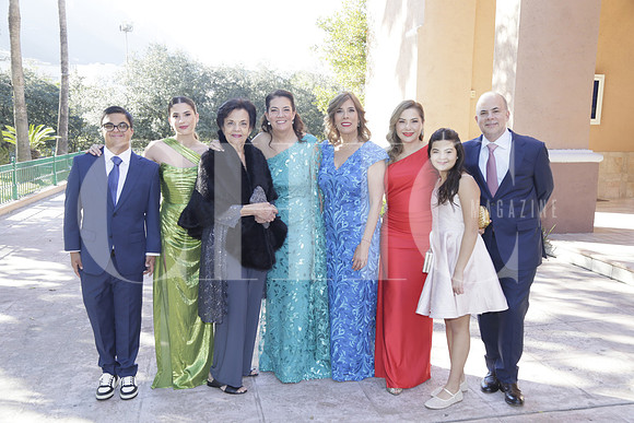 Rolando González, Isabela González, Rosalinda Cueva, Gabriela González, Cynthia Villarreal, Rosalinda González, Valentina González  y Rolando González
