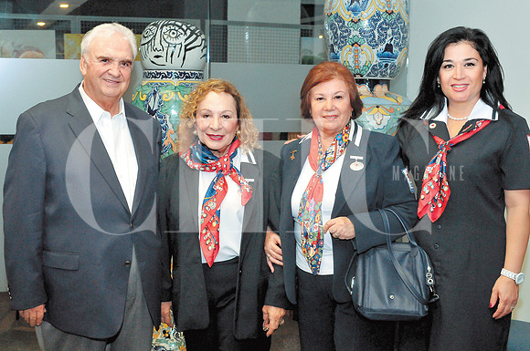 Miguel Cagnasso, Aurora Cantú de Cagnasso, Ildelisa de Herrera y Bárbara Barceló de Náder