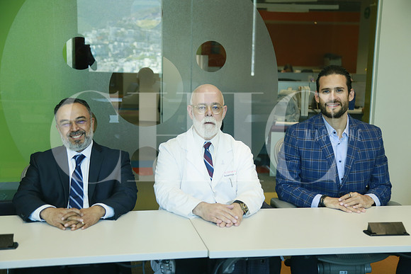 Hugo Rangel, Enrique Saldivar y Manuel Rolando García