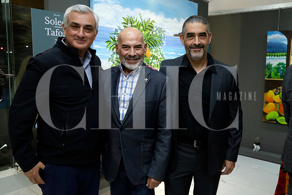 Abraham Esparza, Alberto Villarreal y Hernán Garza