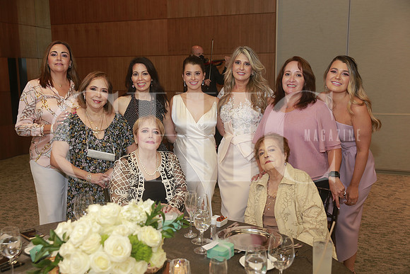 Alejandra Mota, Amparo García, Marypaz Valdés, Camila Garza, Ale Saenz,  Ma Guadalupe Valdés de Saenz, Ma de la Paz Valdés de Valdés, Ivana Garza  y Ernestina Mota