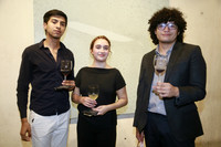 Axel Álvarez, Karen García y Pablo Garza