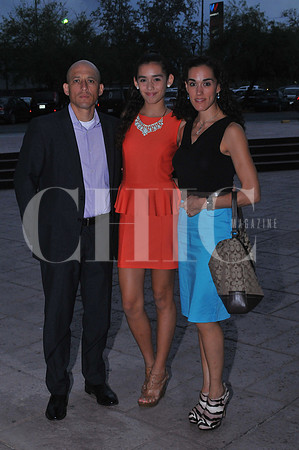 Pedro Cázares, Paula Cázares y Sandra de Cázares