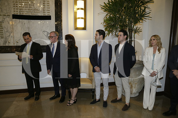 Gonzalo Lozano, Luis Iturralde, Piny Zambrano de Iturralde, Alejandro Iturralde, Gastón Iturralde y Dora Pérez de Lozano