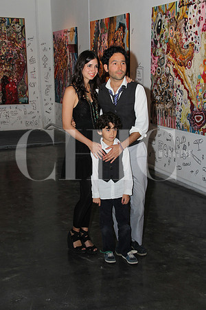 Silvia Palacios, Raúl Cerrillo y Mateo Cerrillo