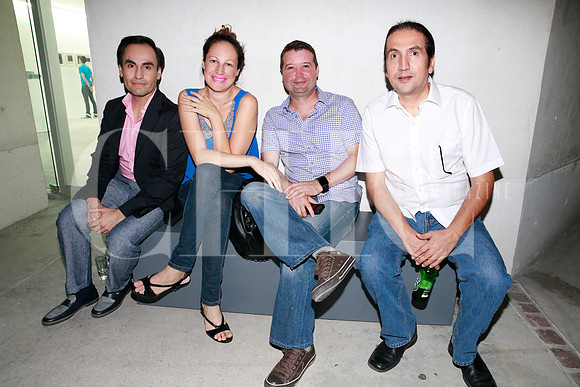 Diego Padilla, Vero Meza, Rene Morales y Joaquín Garza-Fox
