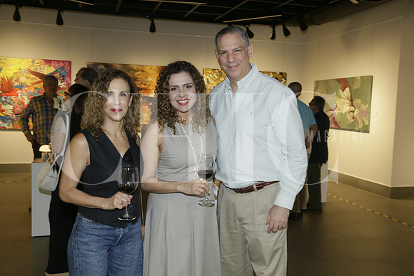 Maria Luisa Canales, Claudia Torres y Ricardo Ramos