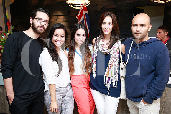 Rodrigo Vejar, Diana Nieto, Mayela Cantú, Melissa Delgado y Julian Iñiguez