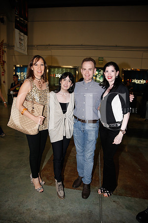 Sara Riojas, Érika Elizondo, Óscar Villarreal y Aurelia González