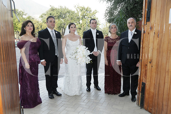 Gloria Chapa de Acuña, Jesús Acuña ,Bárbara Acuña, Lorenzo Martin, María Jaffe de Martín y Julián Martin