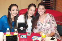 Laura Piña, Patricia Piña y Elisa de Elizondo