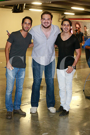 Raúl González, Pablo Treviño y Juanjo Treviño