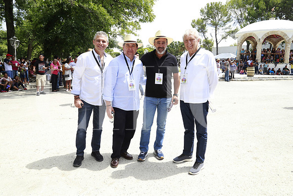 Rafael Covarrubias, Manuel Orgaz, Tony Jiménez y Rafael Covarrubias