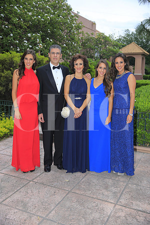 Andrea Rivero Borrell, Gonzalo Rivero Borrell, Verónica de Rivero Borrell, Paola Rivero Robell y Maria Rivero Borrell