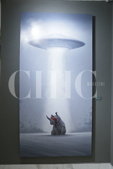Abducción del artista Jacob Roble