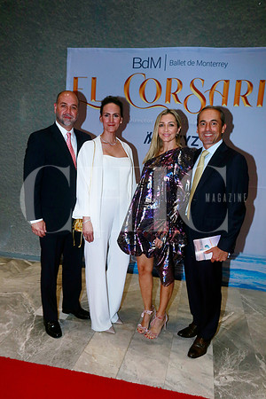 Raúl Guerra, Irma Ramos de Guerra, Verónica Rodríguez de Clariond y Federico Clariond