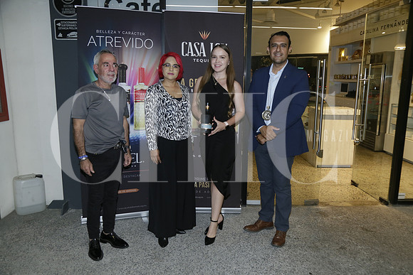William Marcos, Rosalia Lazarin, Paola Garza y Marco Muñoz