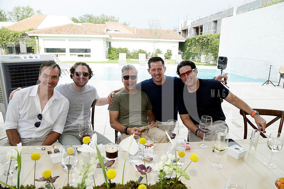 Carlos García, Eduardo Assad, Gabo Elizondo,  José Carlos Villanueva y Lorenzo Garza