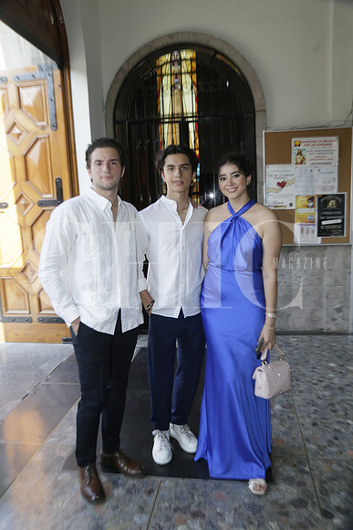 Alejandro Villarreal, Federico Villarreal y Alicia Muzquiz.