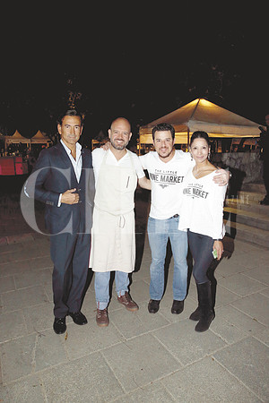 Luis Diez Del Corral, Alfedo Villanueva,  Humberto Falcón y Sandra Cantisani