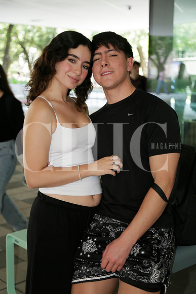Loretta Montiel y Diego Morales