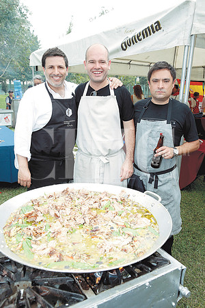 Luis Zaragoza, Alfredo Villanueva y Sergio Gutiérrez