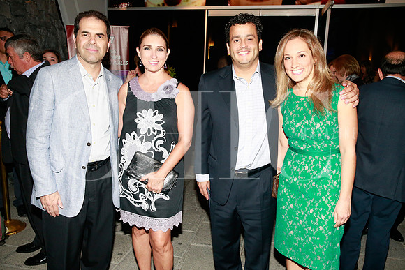 Juan Francisco García, Adriana Molledo, Jorge Cárdenas y Adriana Múzquiz de Cárdenas