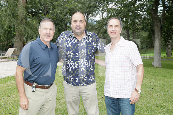 Rodrigo Cantú, Jorge Cruz y Javier Barreda